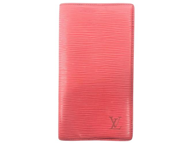 Louis Vuitton Agenda Cover Red Leather  ref.1343460