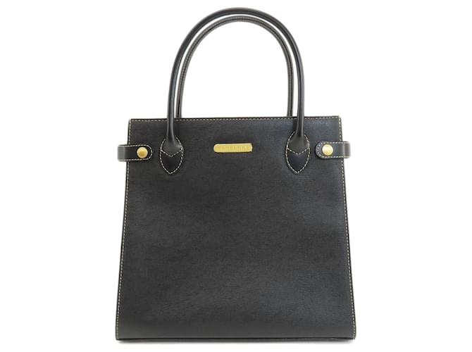 Burberry - Cuir Noir  ref.1343551