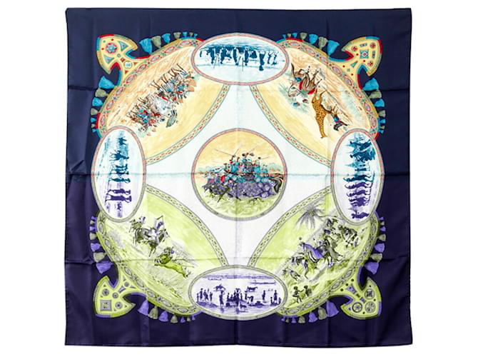 Hermès Carré 90 Multiple colors Silk  ref.1343567