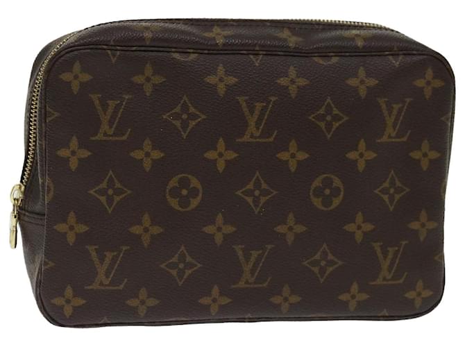 Toilette Trousse Monogram Louis Vuitton 23 Pochette M47524 Auth LV 71151 Monogramme  ref.1343941