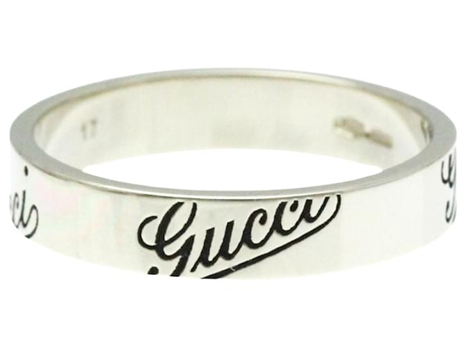 Gucci GG embossé Silvery White gold  ref.1344401