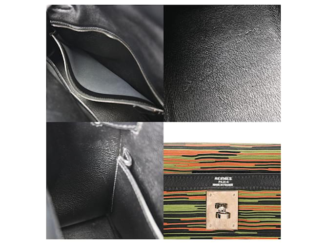 Hermès hermes kelly 28 Cuir Noir  ref.1344412