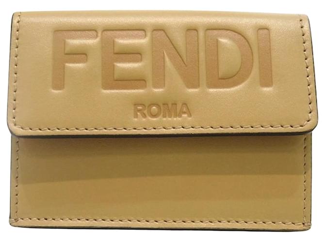 Fendi Marrom Couro  ref.1344711