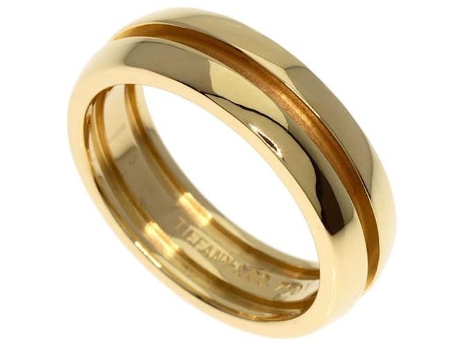 Tiffany & Co Grooved Golden Yellow gold  ref.1345014