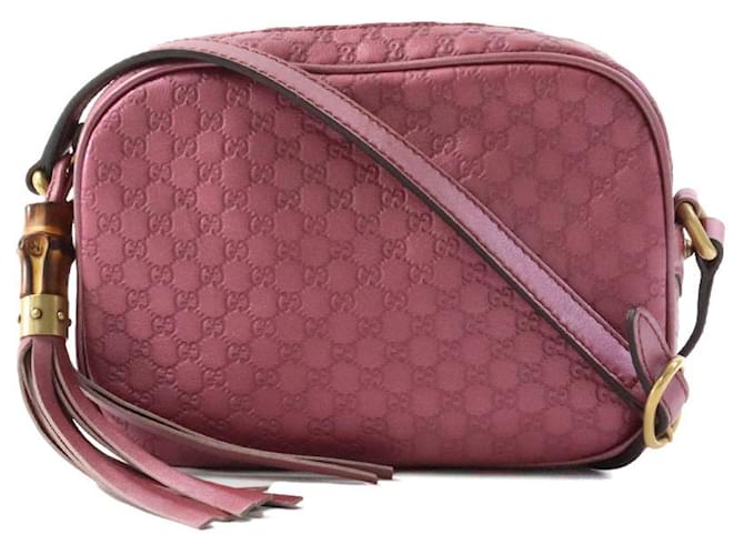 Gucci Guccissima Rosa Cuero  ref.1345023