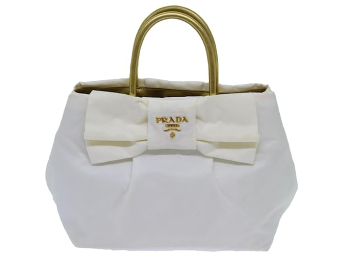 Prada Tessuto Bianco Tela  ref.1345052