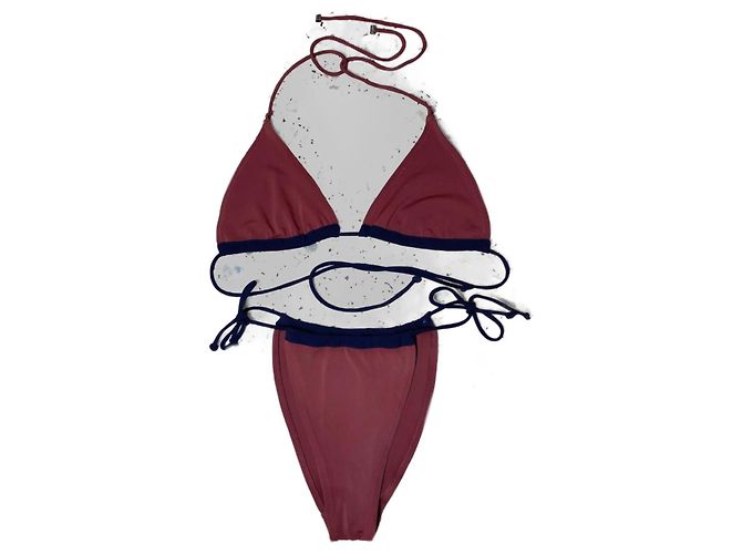 Prada Bikini Dunkelrot Bordeaux