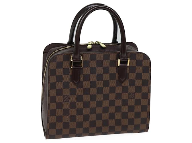 LOUIS VUITTON Damier Ebene Triana Hand Bag N51155 LV Auth 71616  ref.1345458