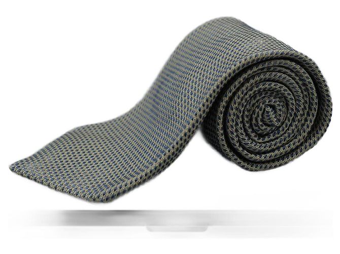Façonnable Corbata Azul con Puntos 