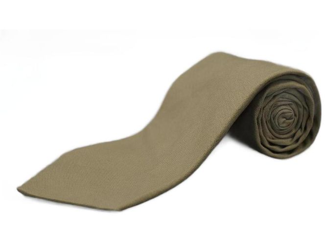 Façonnable Krawatte Beige aus Baumwolle 