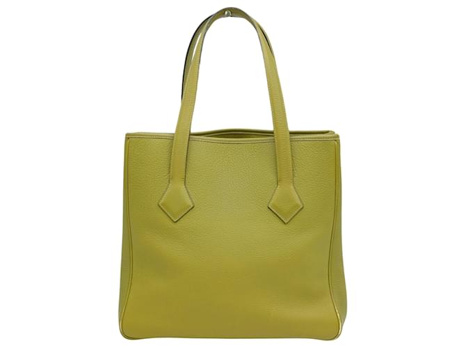Hermès Victoria Green Leather  ref.1346219