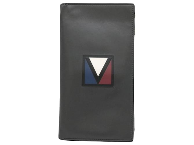 Louis Vuitton Portefeuille Black Leather  ref.1346226