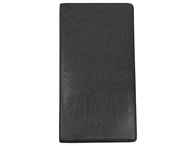 Louis Vuitton Porte carte credit bifold Black Leather  ref.1346243