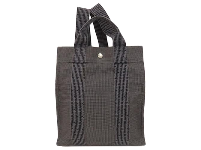 Hermès Herline Toile Gris  ref.1346257