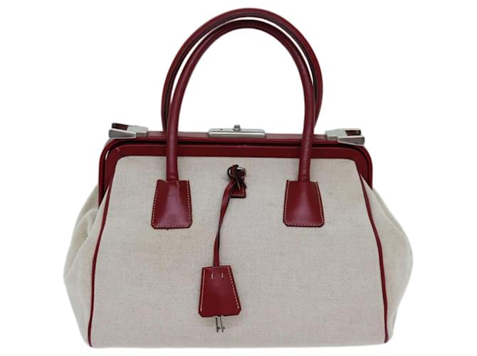 Prada Canapa Toile Beige  ref.1346313