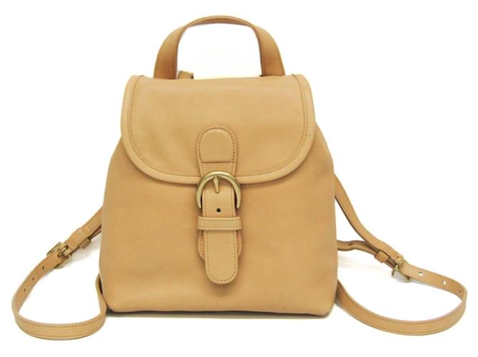 Coach Beige Leather  ref.1346399