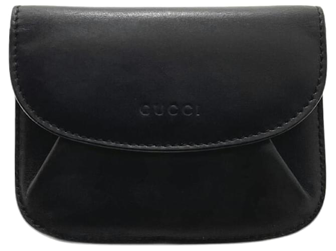 Gucci Essential V Schwarz Leder  ref.1346415