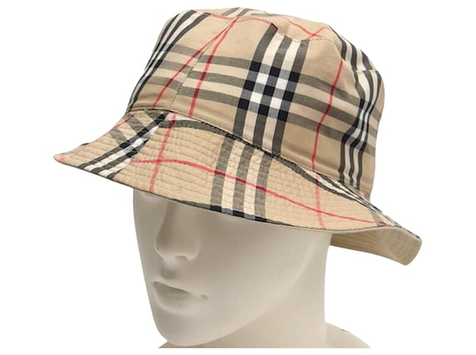 Burberry Check Link Beige Cotton  ref.1346498