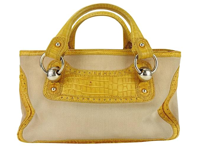 Céline Boogie Beige Cloth  ref.1346528