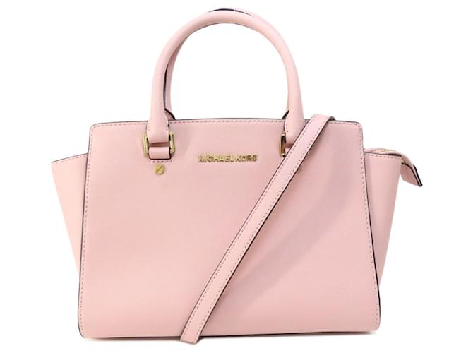 Michael Kors Selma Rosa Couro  ref.1346534