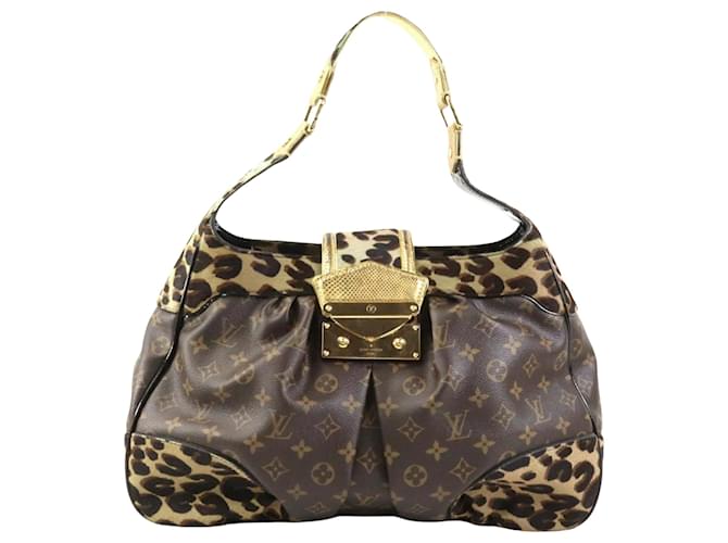 Louis Vuitton Polly Cuir Marron  ref.1346535