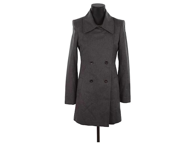 Vanessa Bruno Manteau en laine Gris  ref.1346570