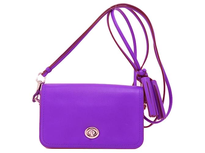 Coach Purple Leather  ref.1346594