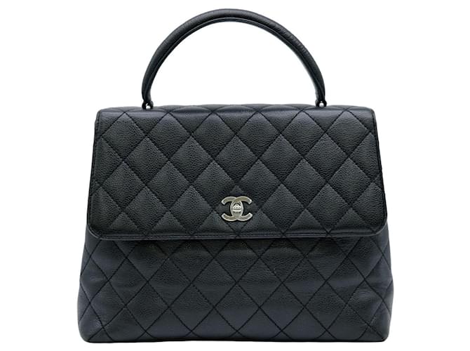 Chanel Coco Handle Black Leather  ref.1346598