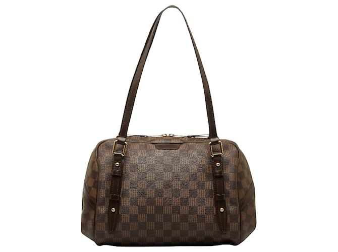 Louis Vuitton Rivington Marrom Lona  ref.1346606