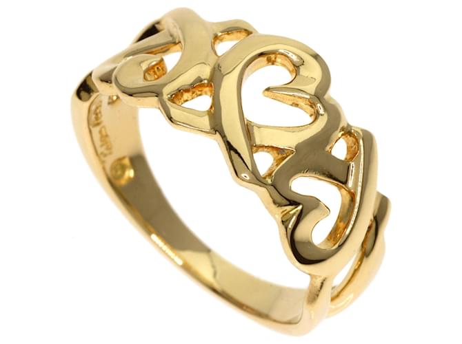 Coração amoroso da Tiffany & Co Dourado Ouro amarelo  ref.1346612