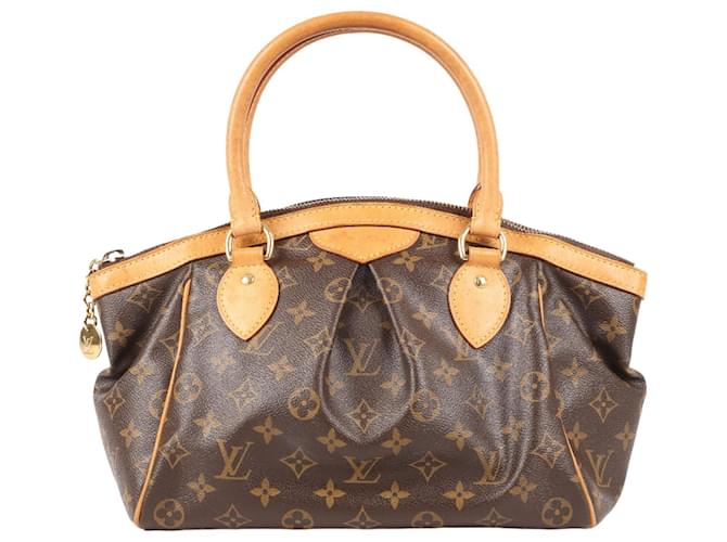 Louis Vuitton Monogram Tivoli PM Handbag M40143 Brown Leather  ref.1346709