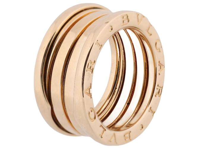 Bulgari Bvlgari B..Null1 Drei-Band-Ring 750 YG 10.6G 51 Golden Gelbes Gold  ref.1346714