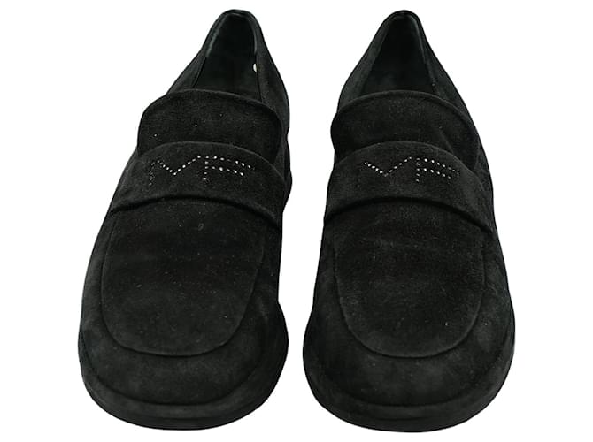 Maud Frizon Zapato de Ante Negro Suede Noir  ref.1346759