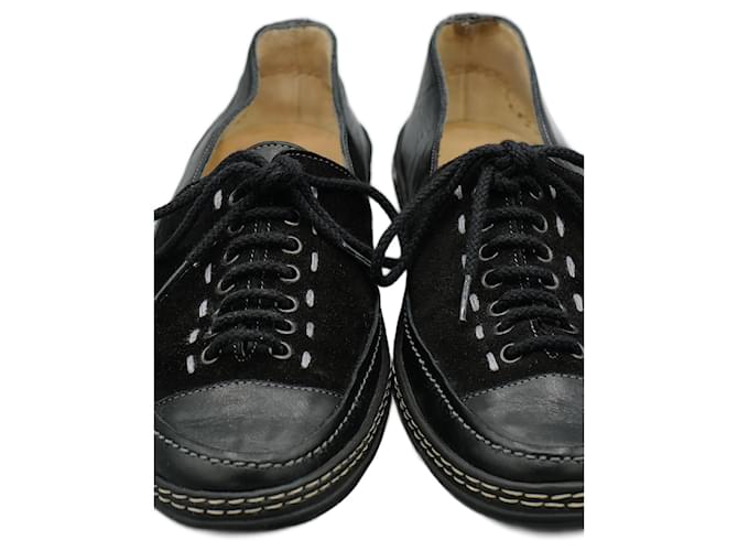 Manolo Blahnik Schuhe aus schwarzem Leder  ref.1346783