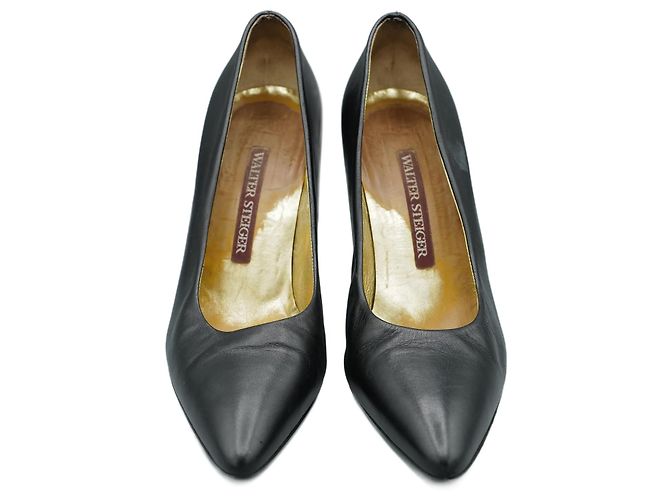 Walter Steiger Black Leather Heels