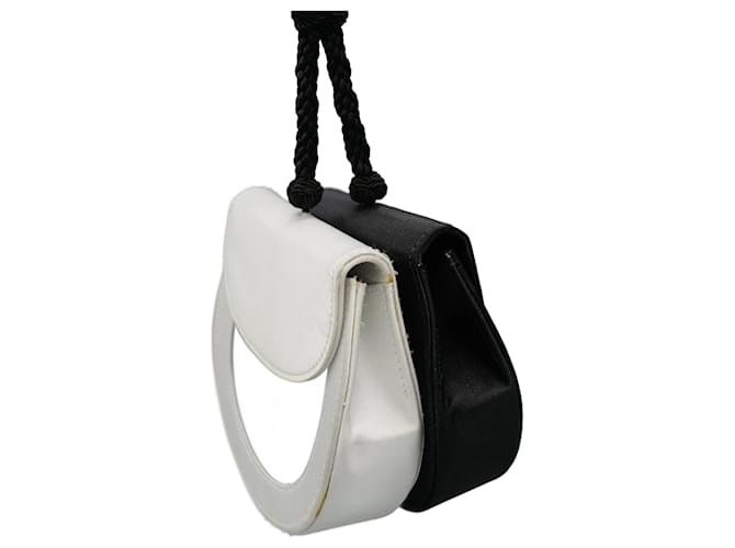 Autre Marque Bolsos Negro y Blanco Unidos Black Silk  ref.1346822