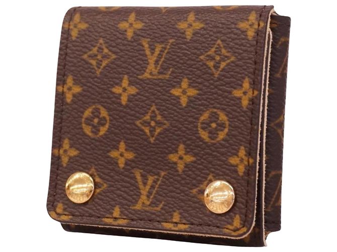 Coffret à bijoux Louis Vuitton Marron