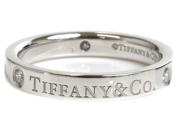 Tiffany & Co TIFFANY Y COMPAÑIA 1837 Plata Platino  ref.1346906