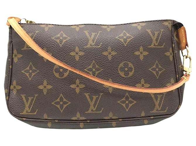 Louis Vuitton Pochette Accessoire Brown Cloth  ref.1346909