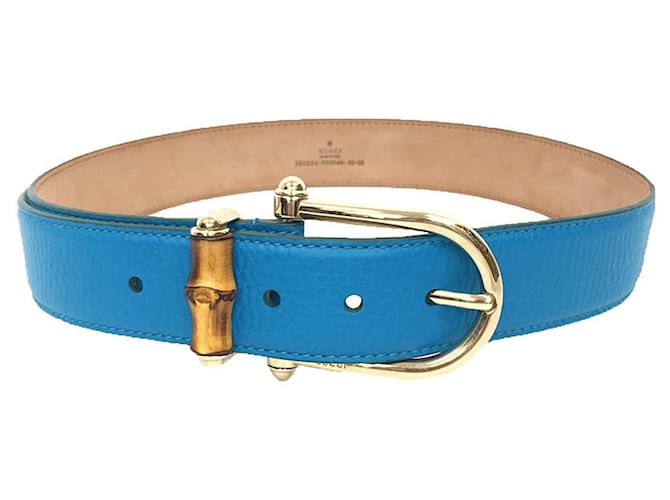 gucci Blue Leather  ref.1346923