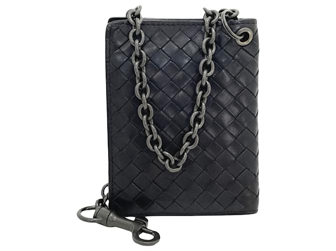 Bottega Veneta Intrecciato Cuir Noir  ref.1346941