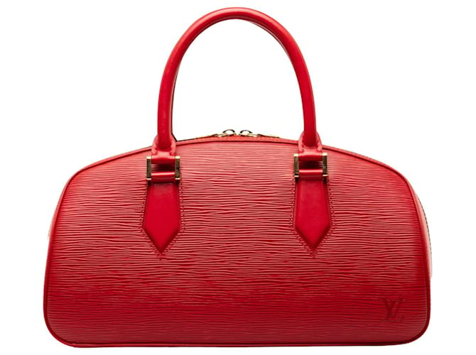 Louis Vuitton Jasmine Rot Leder  ref.1347006