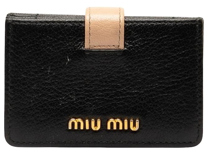 miu miu Black Leather  ref.1347024