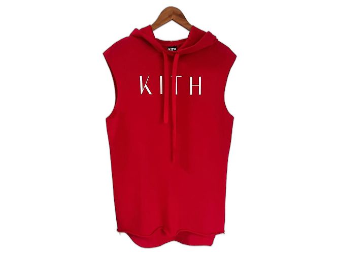 Autre Marque Camiseta Kith roja de algodón