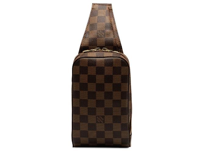 Louis Vuitton Bolsa de ombro de lona Jeronimos N51994 em boa condição  ref.1347070