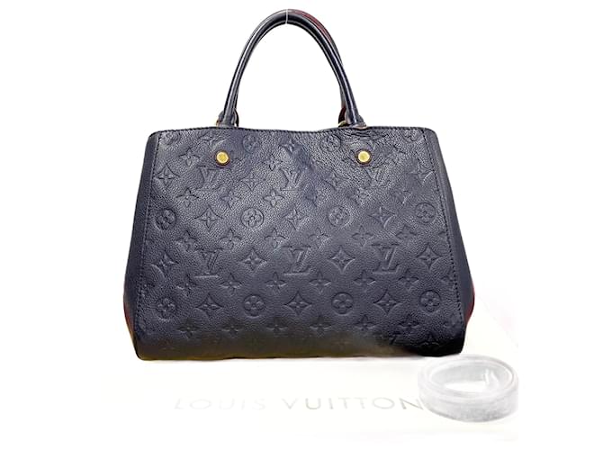 Louis Vuitton Montaigne MM Leather Handbag M42746 in Very Good Condition  ref.1347167