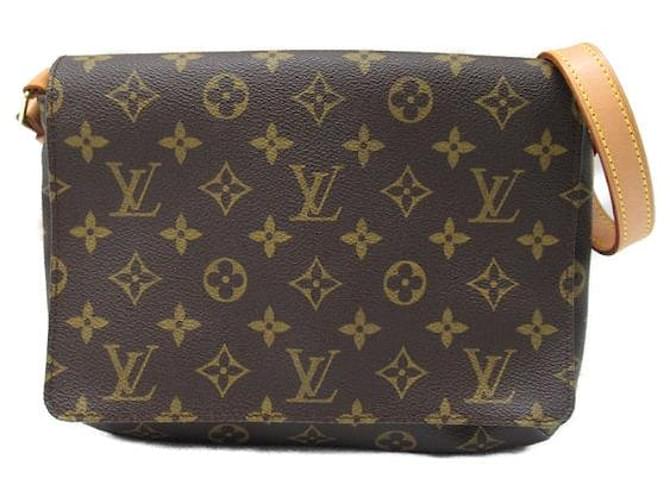 Louis Vuitton Musette Tango Canvas Shoulder Bag M51257 in good condition Cloth  ref.1347201