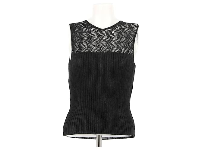 DIOR Tops T.fr 42 Viscose Preto  ref.1347248