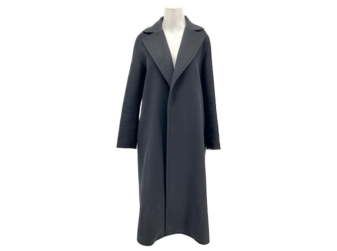LOUIS VUITTON  Coats T.fr 34 Wool Black  ref.1347284