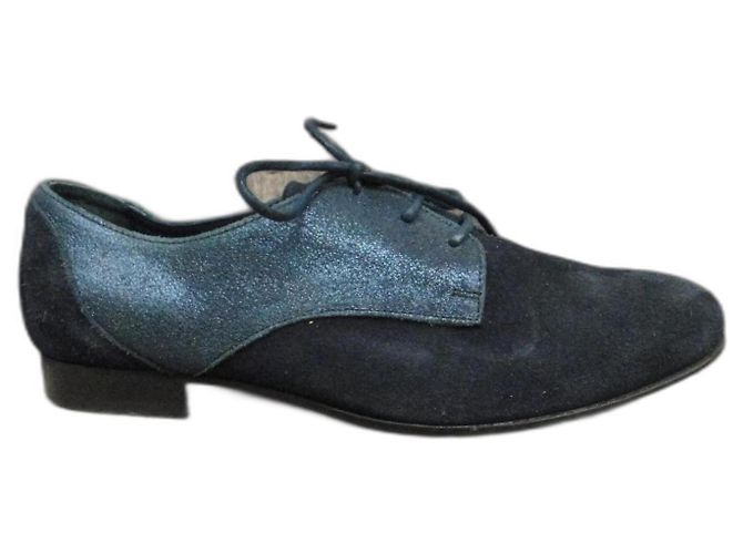 Derbies Minelli en cuir noir
